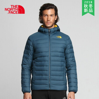 THE NORTH FACE 北面 VB5 男款羽绒服-M Manchuria Hooded Rv Jacket-AP A3KTE VB5（蓝色） XXL