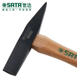 世达 SATA 胡桃木柄焊工除锈锤0.6磅 92352