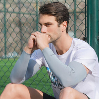 加大du布冰袖 灰色(2双装男士码)