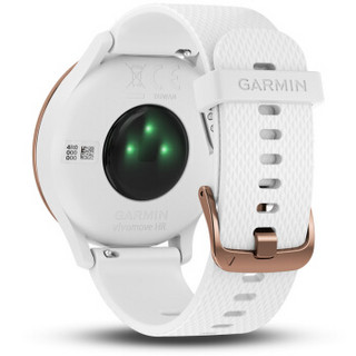佳明（GARMIN）迪丽热巴同款 vivomove hr 玫瑰金 心率运动健康智能通知指针隐藏式触摸屏智能手表 运动版M号