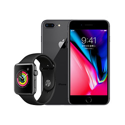 Apple 苹果 iPhone 8 Plus 智能手机 64GB 全网通+Apple Watch 3 38mm