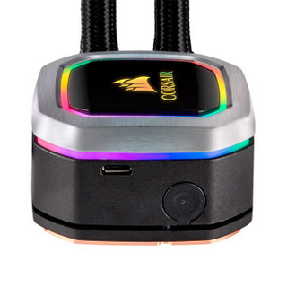 CORSAIR 美商海盗船 H100i RGB PLATINUM 一体式水冷散热器 240冷排 RGB