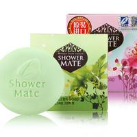 爱敬 橄榄绿茶皂 100g+玫瑰樱花皂 100g