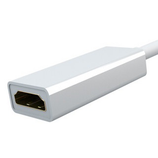雷麦（LEIMAI）迷你Displayport高清线 苹果MacBook雷电接口接电视 Mini DP转HDMI转换线 黑色