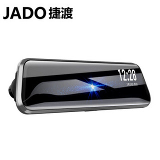 JADO 捷渡 行车记录仪高清夜视双镜头 10英寸全屏前后双录流媒体G820LDWS偏离预警倒车影像+32G卡套餐