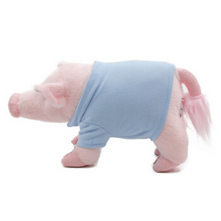 GUND 美国品牌毛绒玩具小猪公仔pig娃娃生日礼物女生玩偶小猪玩具 波普-蓝色T恤-30CM