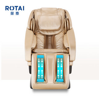 荣泰RONGTAI 6601按摩椅家用全身多功能太空舱按摩椅主机 香槟色 上海专区