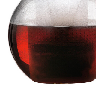 BODUM 波顿 原装进口玻璃茶壶耐热家用带茶滤网水壶1000ml 红色1844-294