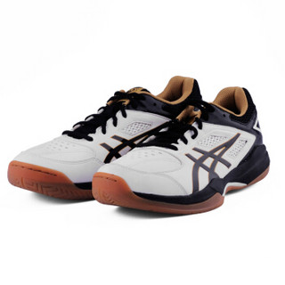 ASICS 亚瑟士 2019春夏羽毛球鞋男女款GEL-COURT HUNTER 1071A020-112 白色/黑色 42.5