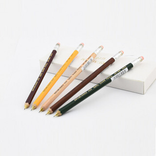 日本乐多(OHTO)0.5mm六角杆黄色木制笔身自动铅笔日本原装进口 APS-280E 原装进口