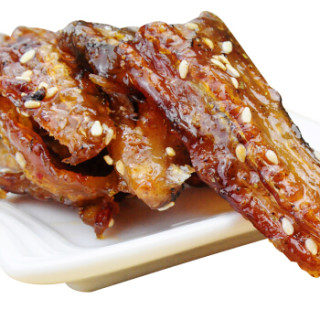 商品老虹福 麻辣鱼干小鱼仔 重庆特产凤尾鱼 小吃休闲零食65g*3包