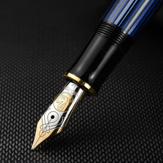 Pelikan 百利金 钢笔 M800 蓝黑 F尖 单支装