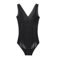 ordifen 欧迪芬 女士连体内衣收腹塑身衣轻薄塑型衣束腰提臀束身衣 XE9301 黑色  L