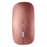 狄卡 MS106 2.4G蓝牙 双模无线鼠标 金色