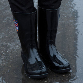 回力雨鞋女士款时尚雨靴户外防水防滑耐磨HL863黑色36码