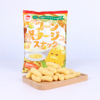 日本进口 忠立制果(Zelico)休闲零食 香浓玉米圈 75g 小吃 膨化食品