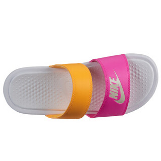 NIKE 耐克  女子 两道杠 拖鞋 BENASSI DUO ULTRA SLIDE 沙滩鞋 休闲鞋 819717-102 白色 36.5码