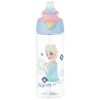 Disney 迪士尼 GX-5913 Tritan塑料杯 500ml 粉蓝冰雪