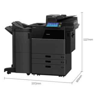 东芝(TOSHIBA)DP-5518A多功能数码复印机 A3黑白激光双面打印复印扫描 e-STUDIO5518A+同步输稿器+装订器