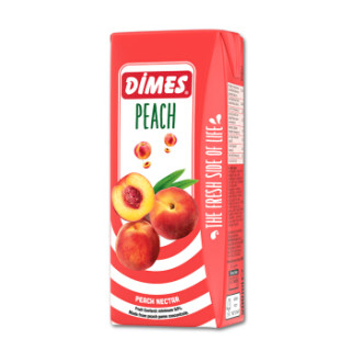 土耳其进口饮料果汁 迪美汁(DIMES) 桃汁果汁饮料200ml*9量贩分享装