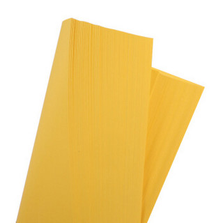 优必利 A4彩色复印纸打印纸 DIY手工折纸 120g彩纸约100张/包 7054 桔黄