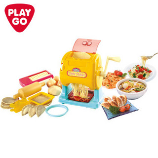 playgo女孩玩具男孩厨房面条机手工食品制作儿童过家家玩具礼物儿童玩具 面条机 6350