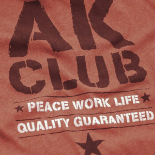 AK男装 （AKSERIES）军绿T恤 深花灰 XL