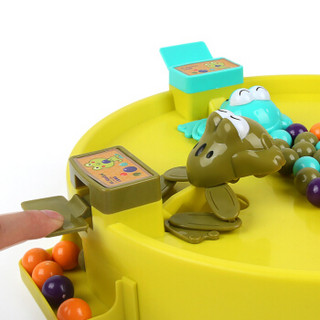 纽奇 （Nukide） 儿童益智玩具 男孩 女孩玩具戏珠桌面游戏亲子互动青蛙吃豆四人款
