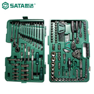 世达 SATA 120+8件6.3x10x12.5MM系列汽车维修综合组套 09014G