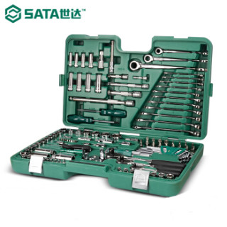 世达 SATA 120+8件6.3x10x12.5MM系列汽车维修综合组套 09014G