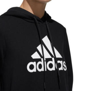 adidas 阿迪达斯 女子训练系列   ISC HOODY LONG 运动 卫衣  EH6492  黑色   A/L码