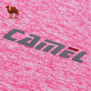 骆驼 CAMEL瑜伽套装女款夏季短袖运动服显瘦百搭圆领上衣健身房两件套 C9S1U8619 XL