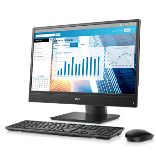 戴尔(DELL)Optiplex5260 21.5英寸商用一体机电脑 (i3-8100 4GB 500GB 集显 无线 Win10H 三年上门)