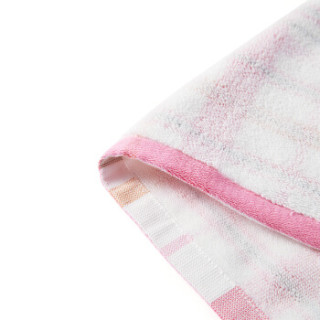 全棉时代(Purcotton)毛圈方巾34*35cm 粉色 1条装