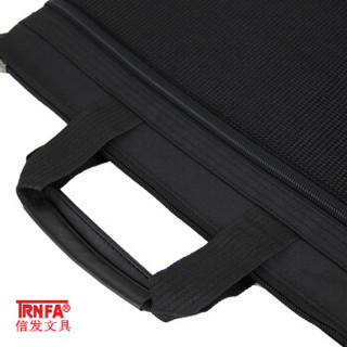 信发（TRNFA）TN-100-43（黑色） 商务手提文件袋/办公公文包/大容量收纳包 /拉链袋行李背条