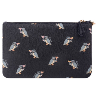 COACH 蔻驰 女士PVC手拿包 CC19SS02 38924GDBLK 黑色