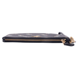 COACH 蔻驰 女士PVC手拿包 CC19SS02 38924GDBLK 黑色