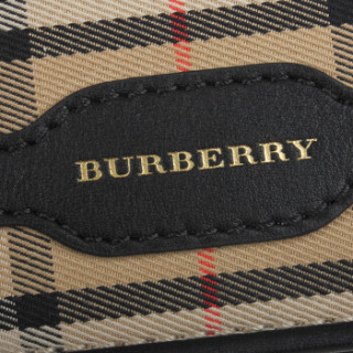 BURBERRY 博柏利 女士格纹1930系列织物配皮短款钱包钱夹 80068821 古典黄色