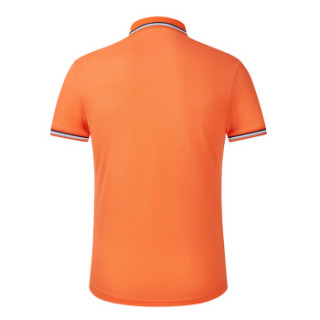 Lee Cooper 短袖POLO衫2019青年时尚商务休闲男纯色百搭潮流款 LZ-9955 桔红 S