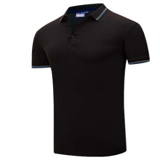 Lee Cooper 短袖POLO衫2019新款时尚休闲打底衫潮流百搭款 LZ-2758 黑色 3XL