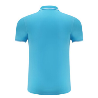 Lee Cooper 短袖POLO衫2019潮流百搭时尚休闲翻领款修身款 LZ-6016 浅蓝 3XL