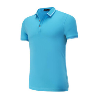Lee Cooper 短袖POLO衫2019潮流百搭时尚休闲翻领款修身款 LZ-6016 浅蓝 3XL