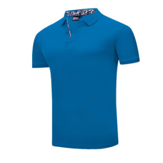 Lee Cooper 短袖POLO衫2019春季新款休闲宽松潮流翻领纯色百搭 LZ-2759 彩兰 3XL