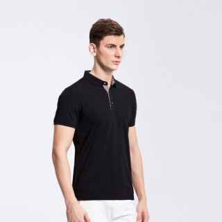 Lee Cooper 短袖POLO衫2019青少年休闲翻领新款商务休闲百搭款 LZ-8016 黑色 XL