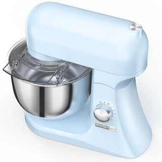 柏翠(petrus)厨师机 和面机 打蛋 和面 搅拌 打发 PE4800蓝色