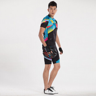 思帕客 Spakct 骑行服套装 S14C02/21B格拉斯短袖男女夏季山地自行车服短裤上衣 男款 2XL码