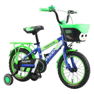 凤凰 Phoenix 宝宝童车自行车3-8岁男女儿童山地车小孩子玩具脚踏单车14寸厂家发货颜色联系客服备注