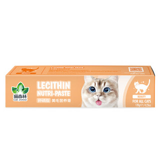 猫森林 猫森林猫咪卵磷脂美毛海藻营养膏120g