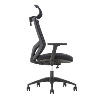 中伟（ZHONGWEI）电脑椅家用转椅办公椅子人体工学椅网椅时尚座椅休闲椅子-黑色