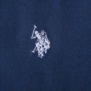 U.S. POLO ASSN. polo衫男士2019春夏新品多色纯棉潮流时尚短袖t恤1192101001 藏蓝色 M